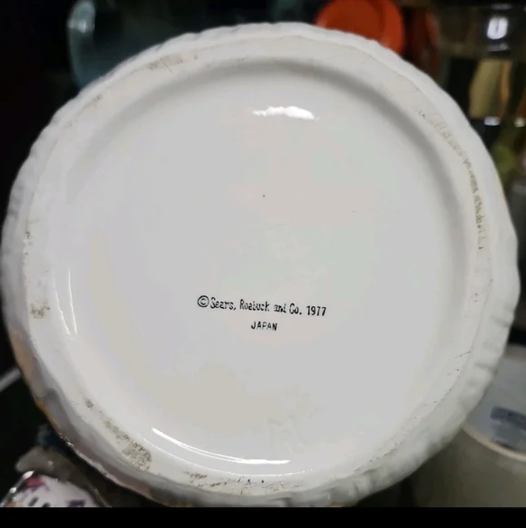 Vintage Sears Merry Mushroom Canister Set Of 2~ 7.5” & 6.5”~ 1978 Japan - Picture 7 of 11